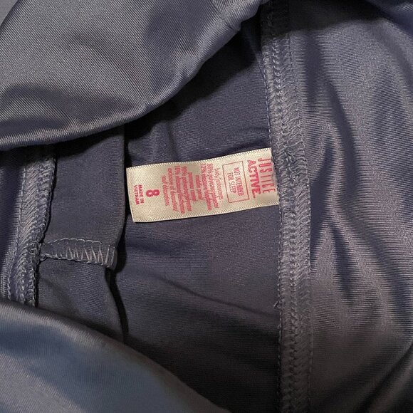 Justice (Mall Days) blue, size 8 leggings and size 28 sports bra. - Picture 5 of 11